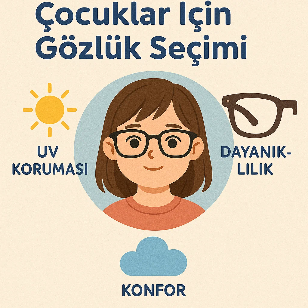 Çocuklar İçin Gözlük Seçimi: UV Koruması, Dayanıklılık ve Konfor