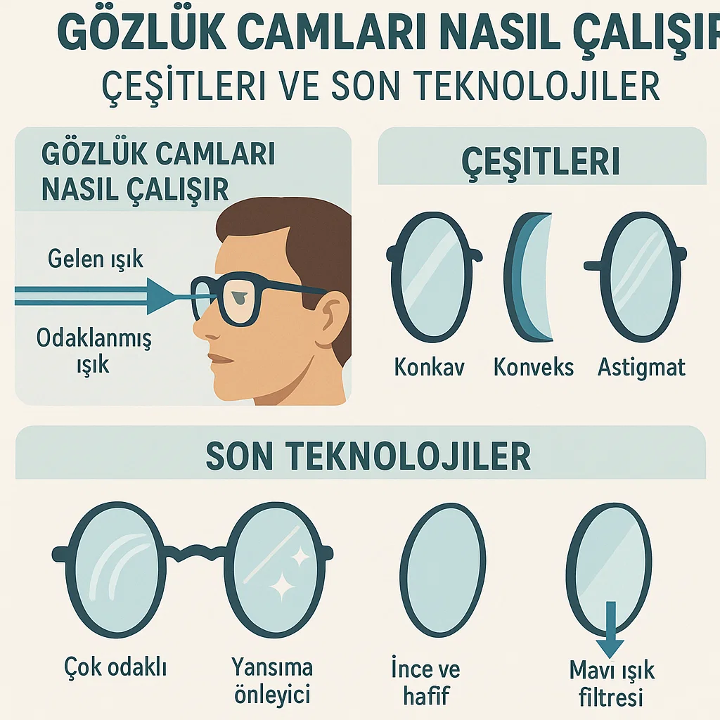 Lens Optik: Gözlük Camları Nasıl Çalışır