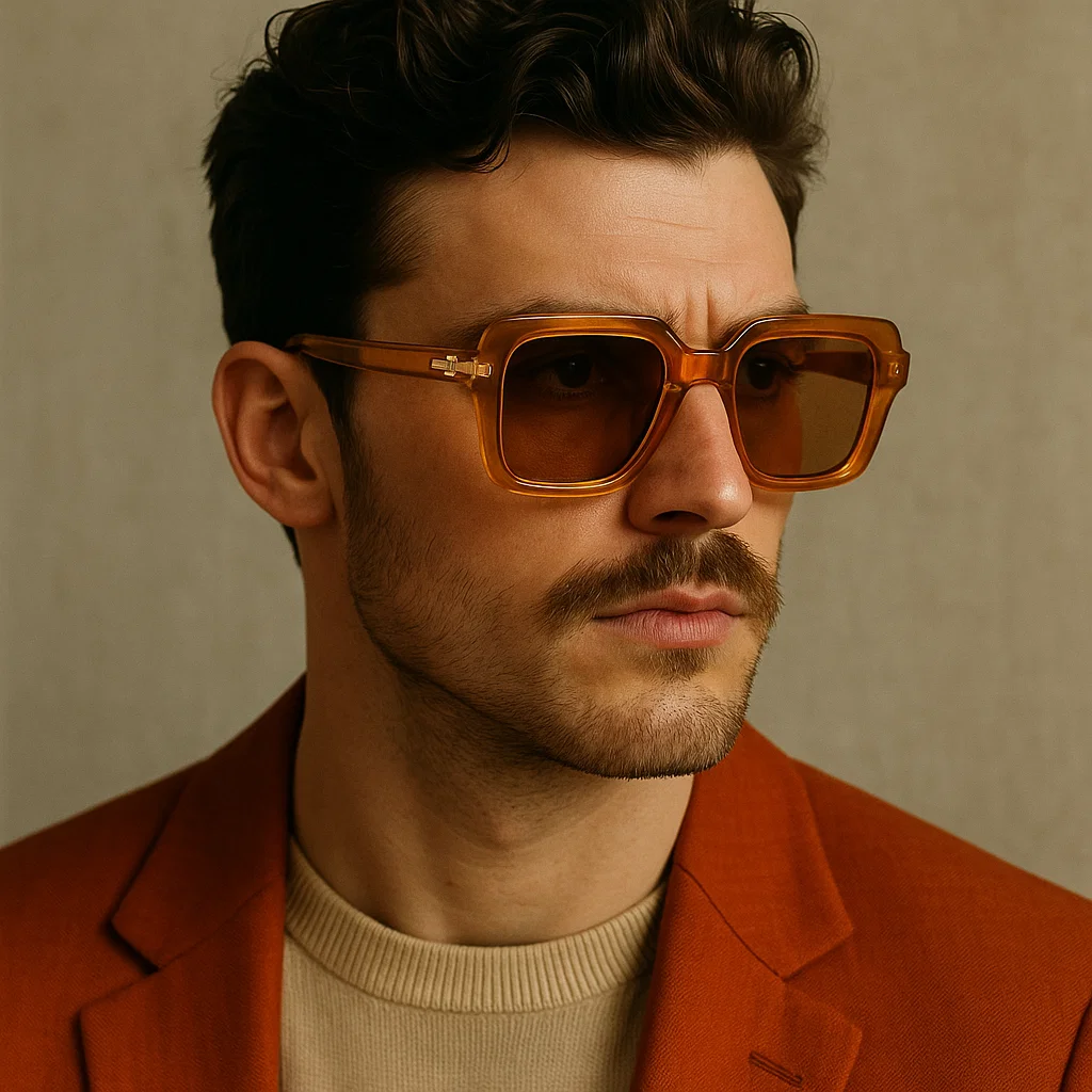 2025 Erkek Gözlük Modasında Cesur ve Retro Trendler